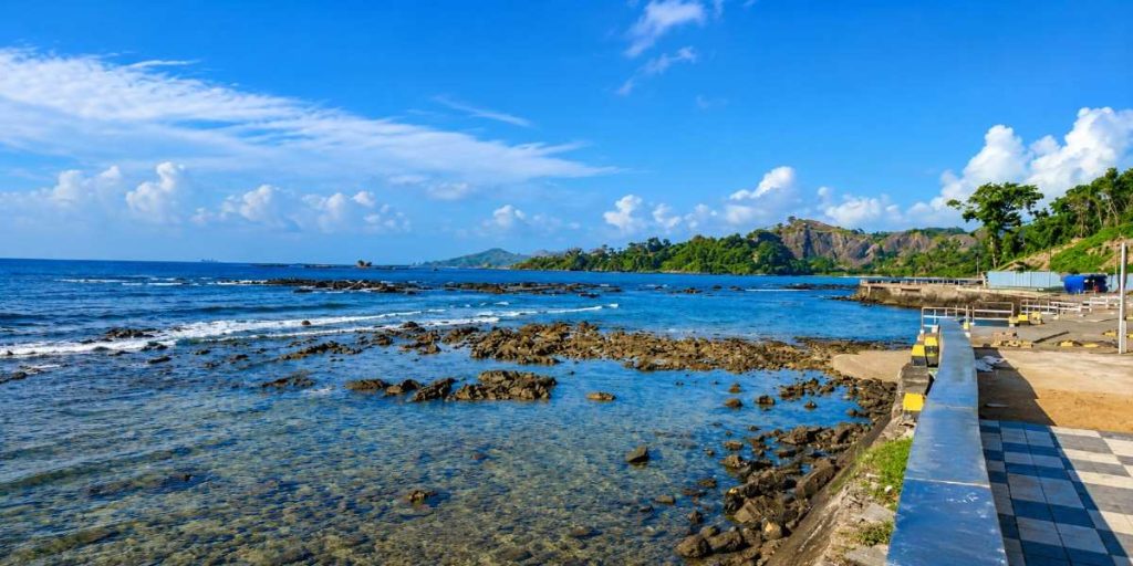 Corbyn's Cove Beach in Sri Vijaya Puram (Port Blair), Andaman and Nicobar Islands, featured in Andaman Nicobar Family Packages.