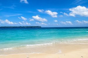 Bharatpur Beach on Neil Island during an Andaman family tour package
