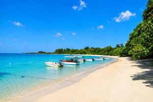 Bharatpur Beach Shaheed Dweep during Andaman Family Packages From Hyderabad