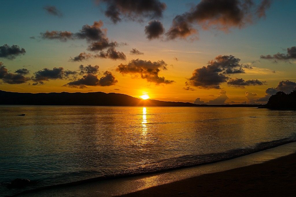 Chidiyatapu Port Blair Andaman Islands – scenic beach, tropical forest and beautiful sunset destination