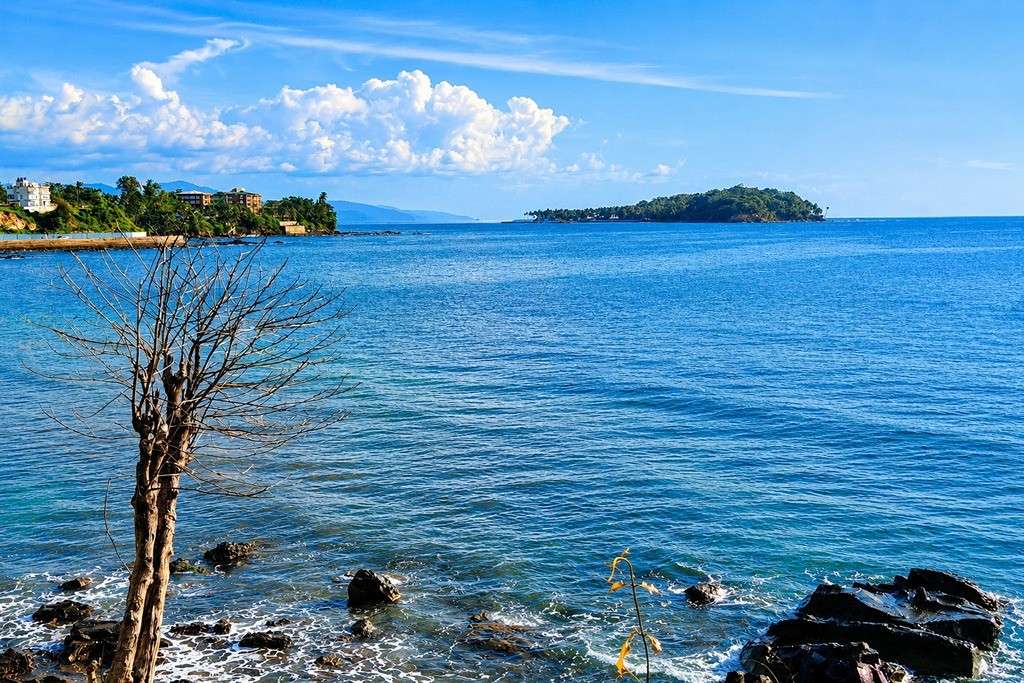 Corbyn’s Cove Beach in Port Blair during an Andaman Nicobar family tour