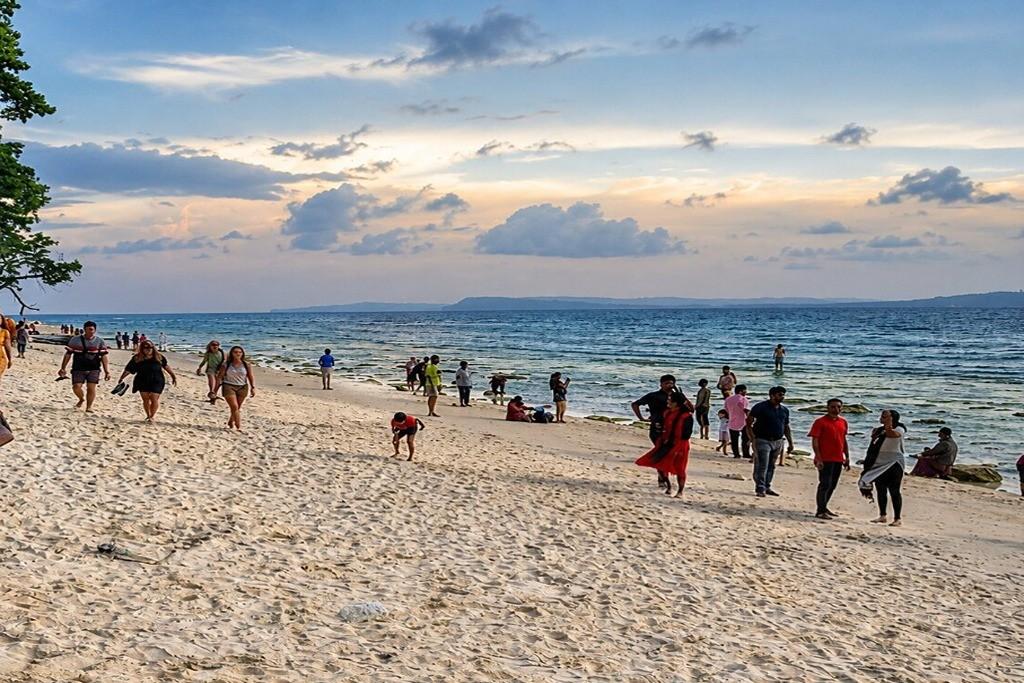 Laxmanpur Beach on Neil Island during an Andaman family tour package