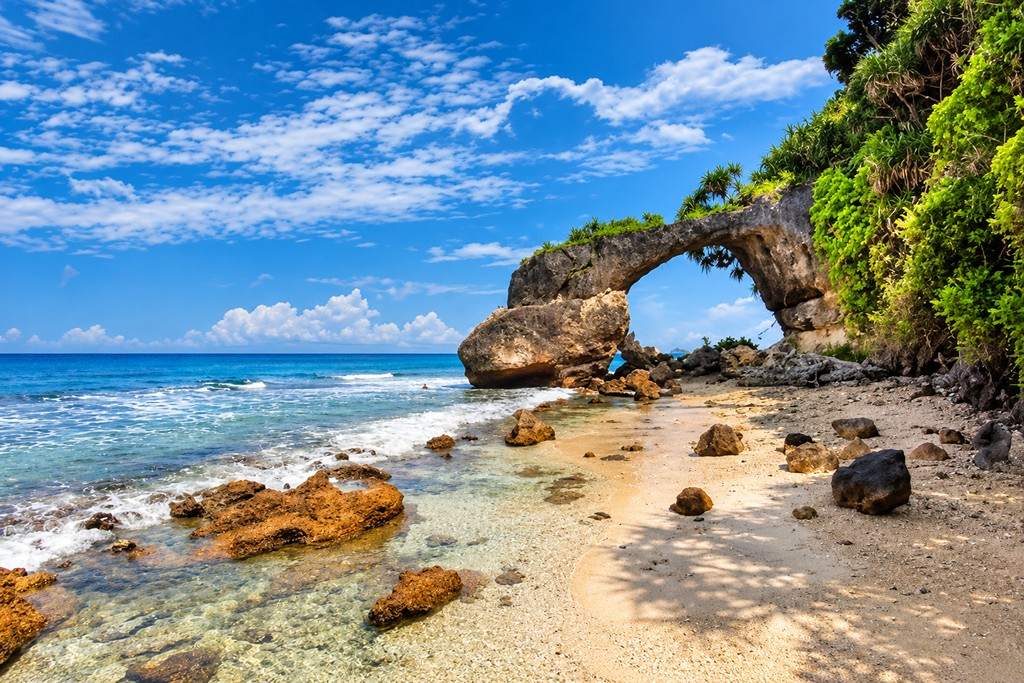 Natural Rock Formation on Neil Island included in customized Andaman family packages