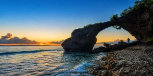 Natural Rock Formation (Natural Bridge) at Neil Island (Shaheed Dweep), Andaman & Nicobar Islands, featured in Andaman Family Tour Packages Cost.