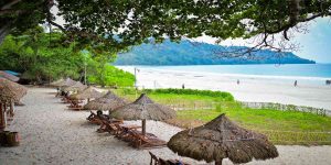 Radhanagar Beach at Swaraj Dweep (Havelock Island), Andaman & Nicobar Islands, featured in Andaman Holiday Packages for Family.