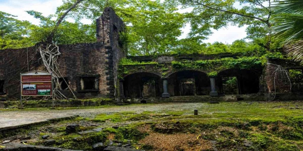 Ross Island (Netaji Subhash Chandra Bose Island) near Sri Vijaya Puram (Port Blair), Andaman & Nicobar Islands, included in Customized Andaman Family Packages.