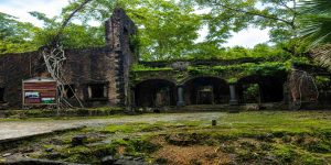 Ross Island (Netaji Subhash Chandra Bose Island) near Sri Vijaya Puram (Port Blair), Andaman & Nicobar Islands, included in Customized Andaman Family Packages.