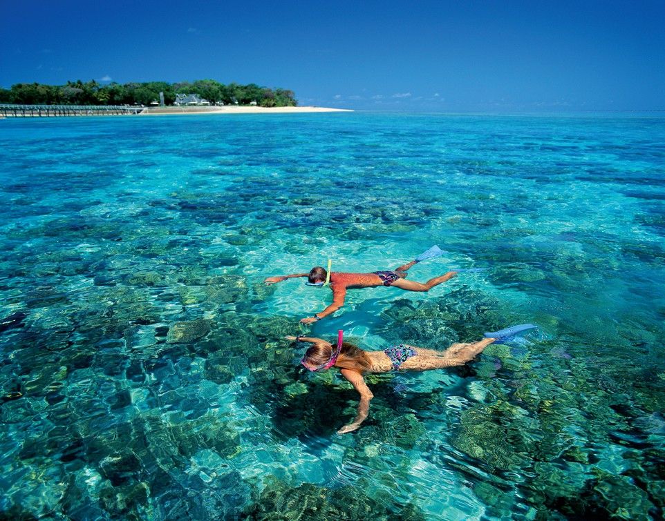 A couple snorkelling at the Great Barrier Reef Marine Park1 Andaman Travel Packages @ 12,452/-pp