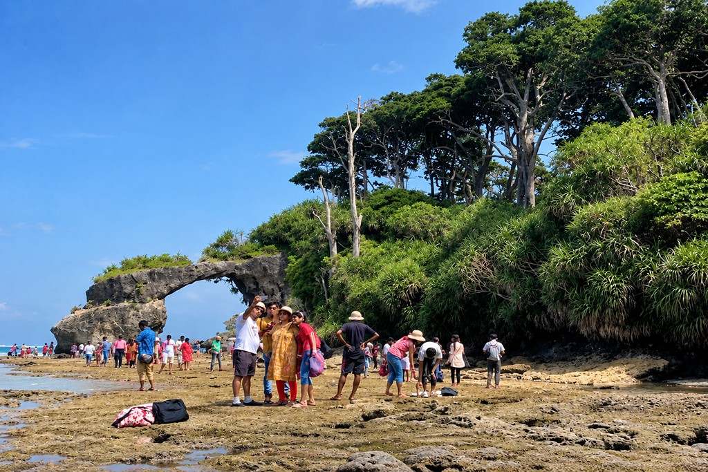 Natural Rock Formation at Neil Island Andaman featured in Andaman Tour Packages from Kolkata
