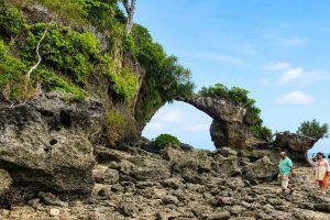 Natural Rock Formation Neil Island on an Andaman package from Kolkata