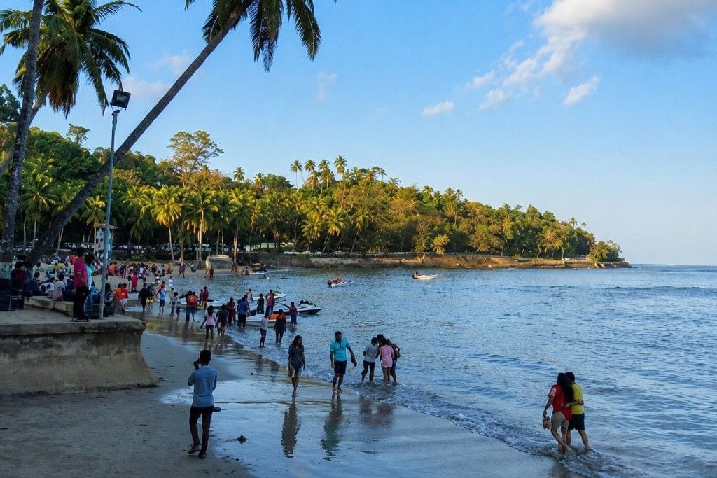 Corbyn's Cove Beach in Port Blair, a scenic destination covered in Andaman Family Packages from Chennai