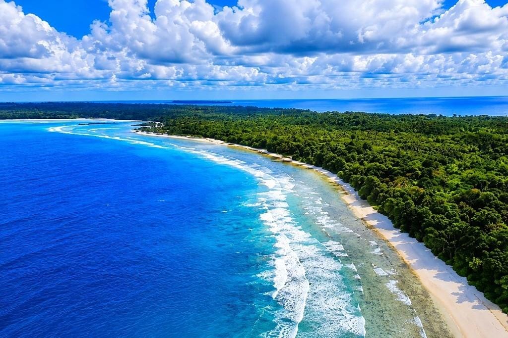 Radhanagar Beach on Havelock Island during an Andaman family tour