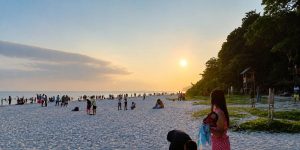 Radhanagar Beach at Swaraj Dweep (Havelock Island), Andaman and Nicobar Islands, featured in Andaman Family Tour Packages.