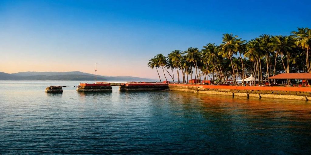 Ross Island (Netaji Subhash Chandra Bose Island) near Sri Vijaya Puram (Port Blair), Andaman and Nicobar Islands, included in Andaman Family Tour Packages.
