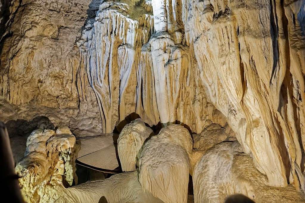 Exploring the stunning limestone formations inside Baratang Cave in Andaman.