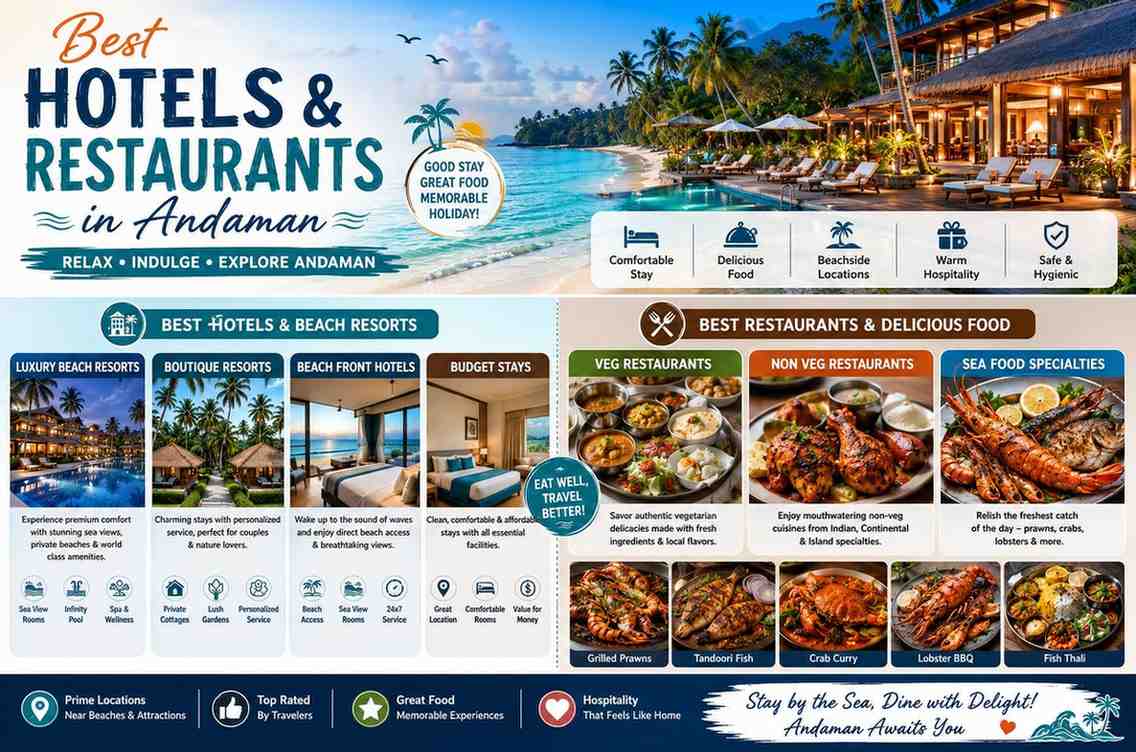 Best Hotel & Restaurants in Andaman
