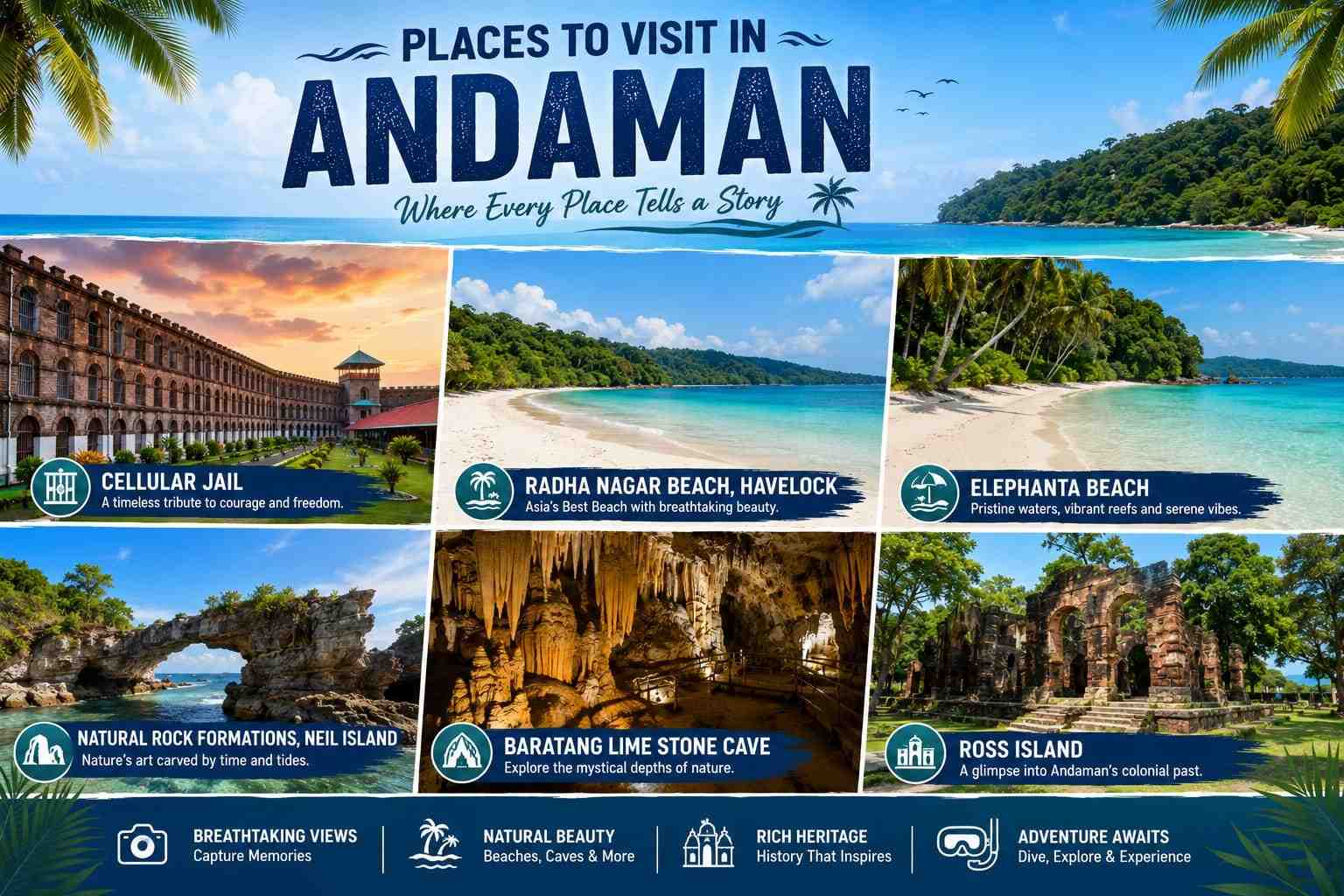 Best places to visit in Andaman 