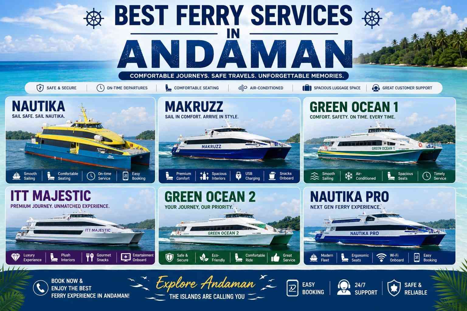 Ferry Services in Andaman