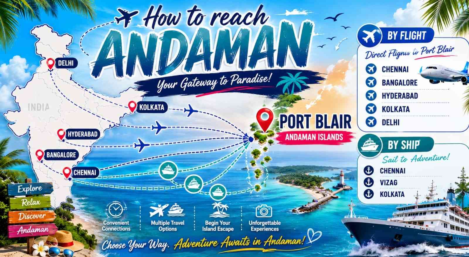 How to Reach Andaman