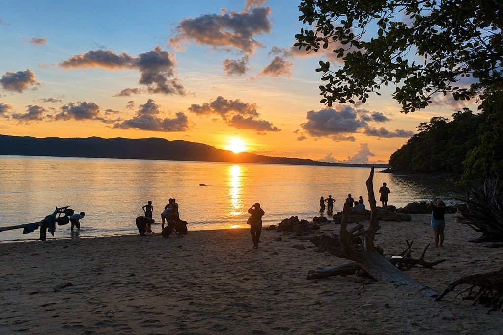 Chidiyatapu Beach Port Blair on an Andaman budget tour from Chennai