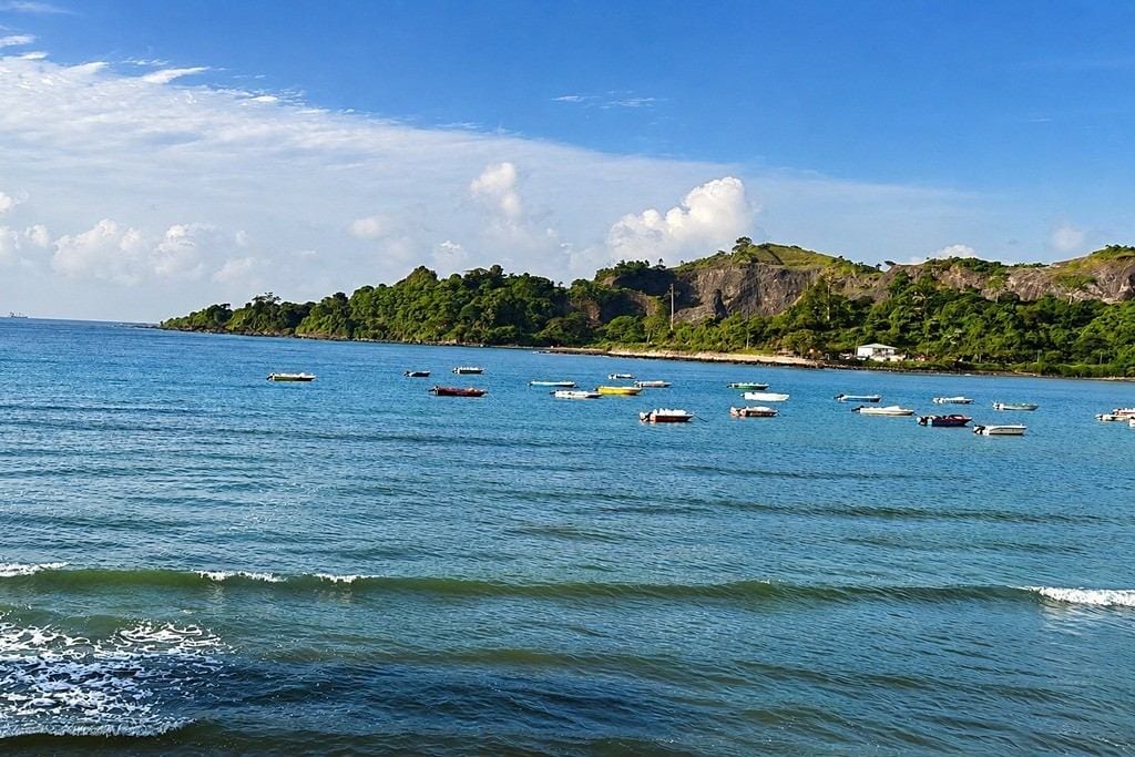 Scenic Corbyn’s Cove Beach in Port Blair featured in an Andaman Budget Tour from Hyderabad