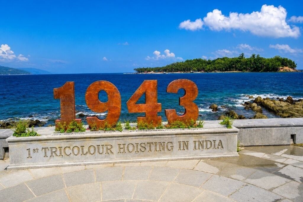 Flag Point in Port Blair featured in a 3 Nights 4 Days Andaman Budget City Tour Package
