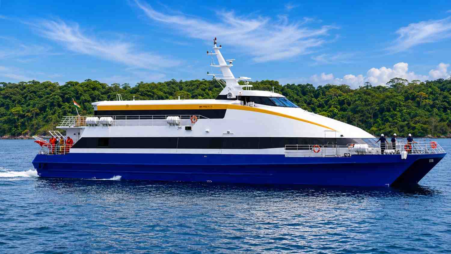 Most Popular Ferry Services in Andaman – Makruzz Pearl High-Speed Ferry in the Andaman & Nicobar Islands