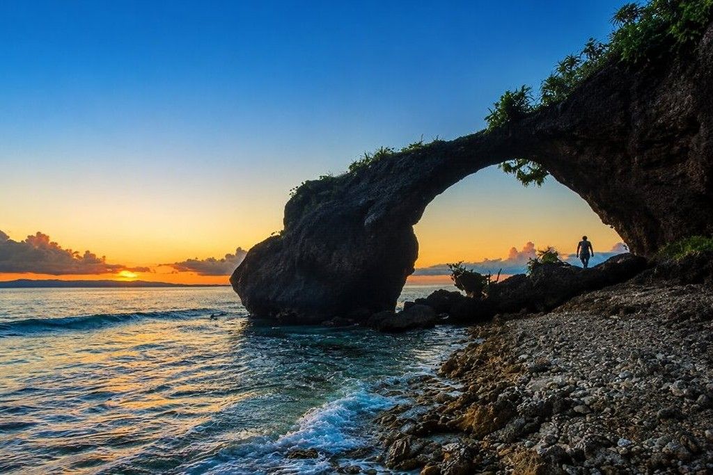 Natural Rock Formation at Neil Island (Shaheed Dweep), Andaman & Nicobar Islands, a unique coastal landmark surrounded by rocks, clear waters, and scenic tropical landscapes.