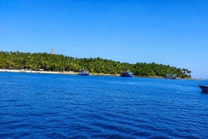 Scenic North Bay Island near Port Blair featured in an Andaman Budget Tour from Hyderabad