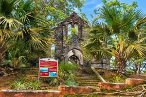 Historic Ross Island near Port Blair featured in an Andaman Budget Tour from Hyderabad