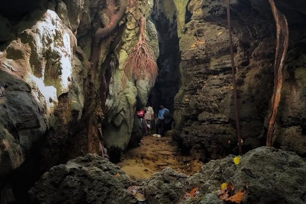 Limestone Cave on Baratang Island featured in a 6N/7D Andaman family tour package