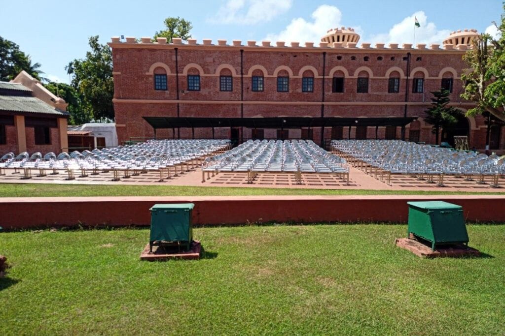 Cellular Jail at Sri Vijaya Puram (Port Blair), Andaman & Nicobar Islands, a historic landmark and popular sightseeing attraction in Andaman.
