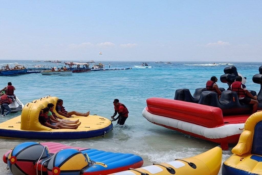 Elephant Beach on Havelock Island featured in an Andaman holiday package
