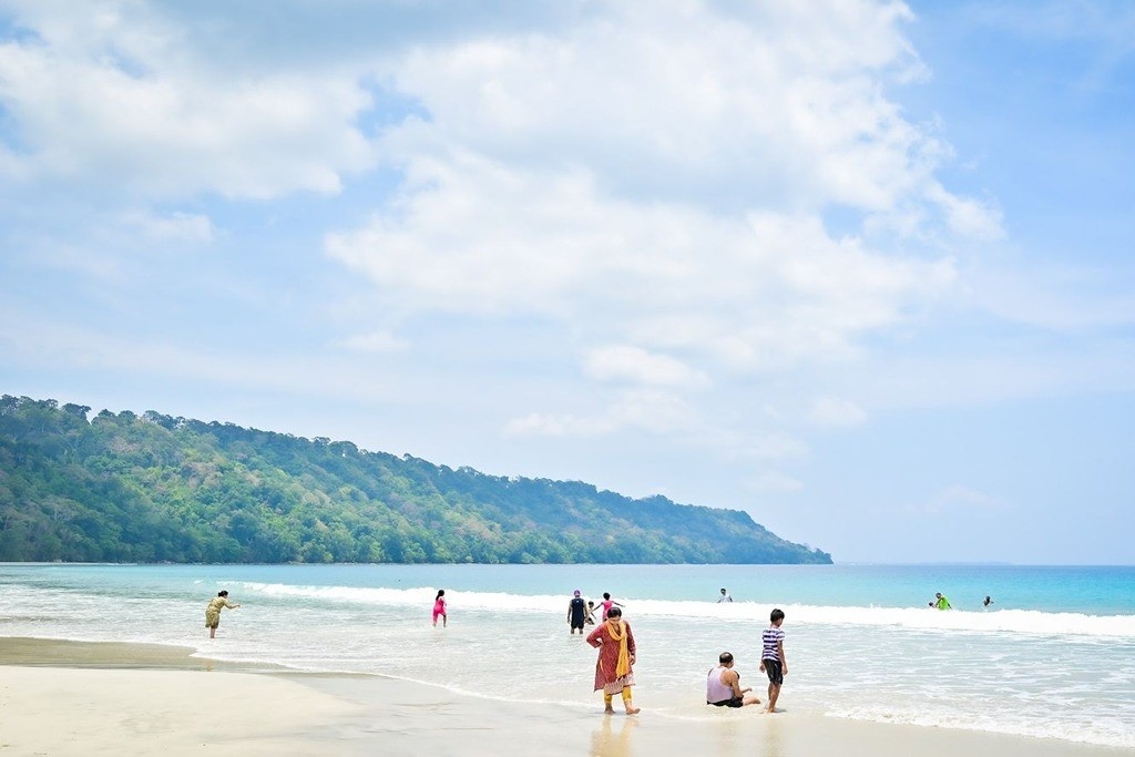 Radhanagar Beach on Havelock Island featured in Andaman budget tour packages