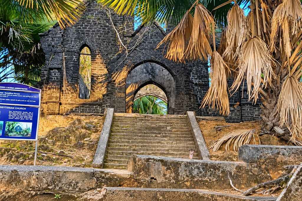 Ross Island Port Blair included in Andaman Budget Packages