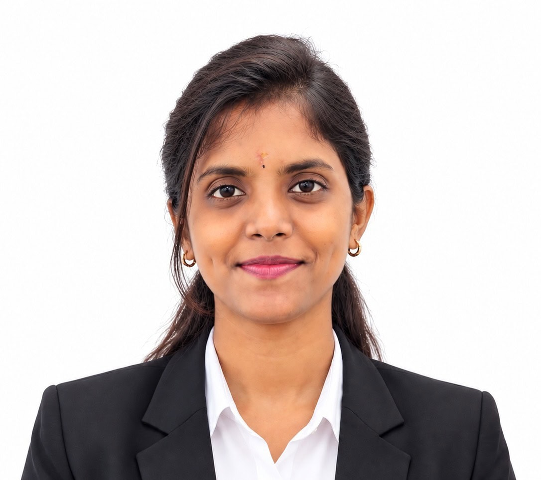Miss Abirami, Senior Sales Executive at Andaman Ocean Tours & Travels, assisting travelers with Andaman tour packages